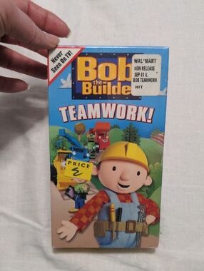 Bob The Builder Teamwork 2003 VHS Tape Still In Plastic Wrap
